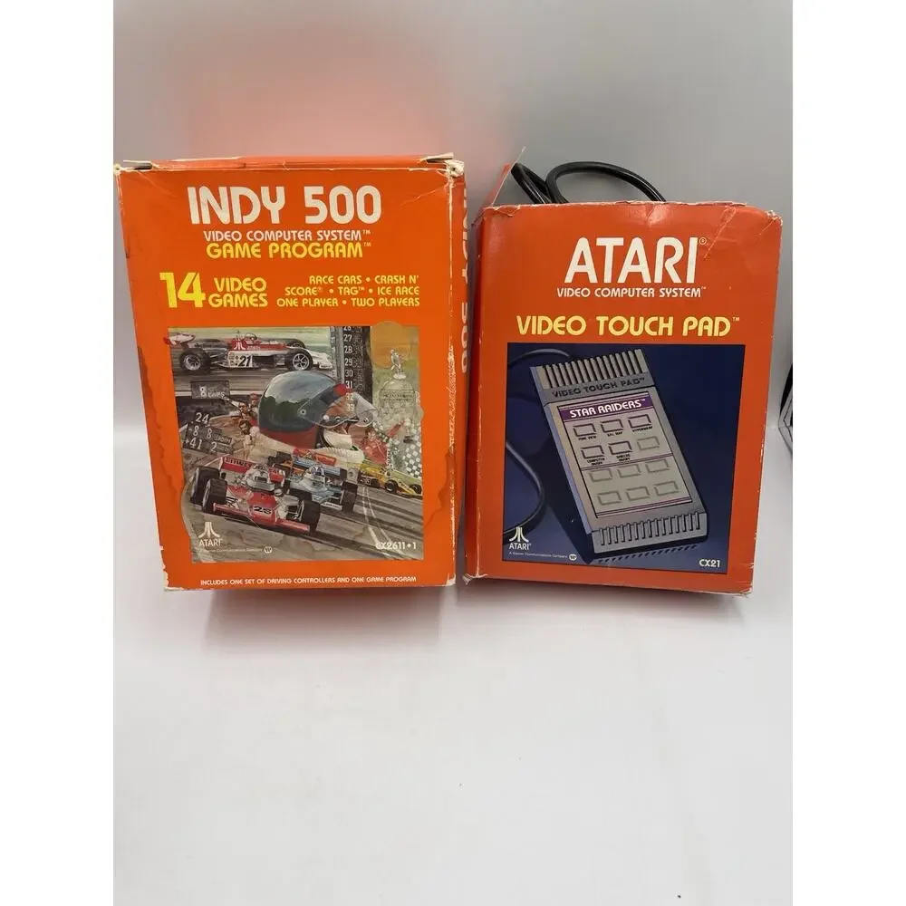 Atari 2600 Star Raiders Complete Big Box CIB & Touchpad Tested -Great Condition